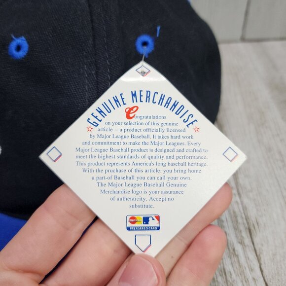 Vtg MLB World Series Atlanta Braves Athletic Baseball Cap 1999 Adjustable -NEW! - Picture 10 of 11